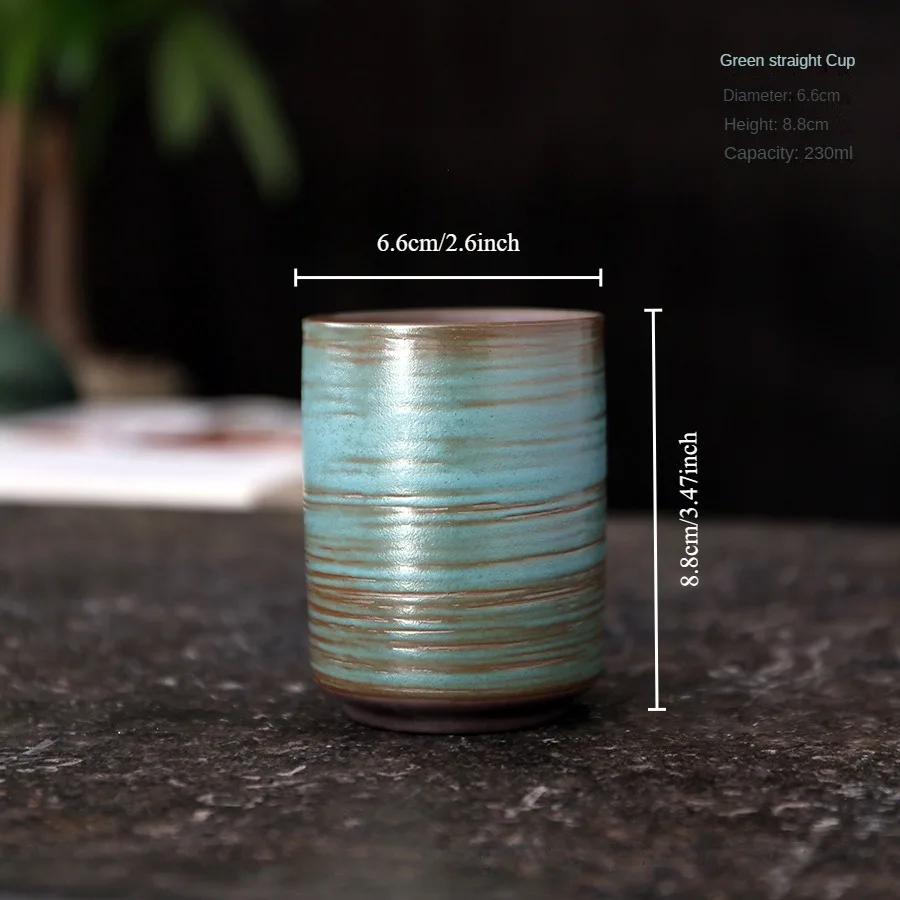 Hand-painted ceramic retro coffee cups creative kiln change infused wax aromatherapy cups master cups tea cups wheat tea cups