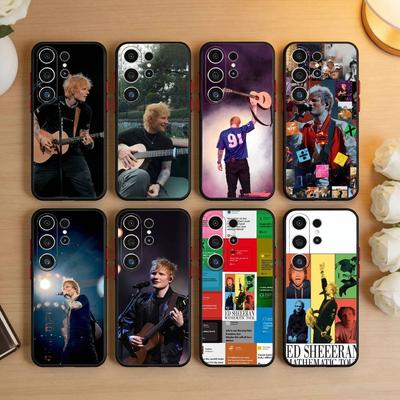 Singer E-Ed Sheeran  Phone Case For Samsung S26,S25,S24,S23,S22,S21,S20,Ultra,Plus,FE Black Soft Cover