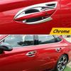 Chrome 4X Door Handle Bowl Cover Trim For Hyundai Sonata 2020-2022 Accessaries