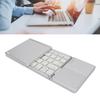3 Folding Keyboard with Touchpad 63 Keys 10m Connection USB Charging Wireless Keyboard for Smartphone Tablet Laptop Travel
