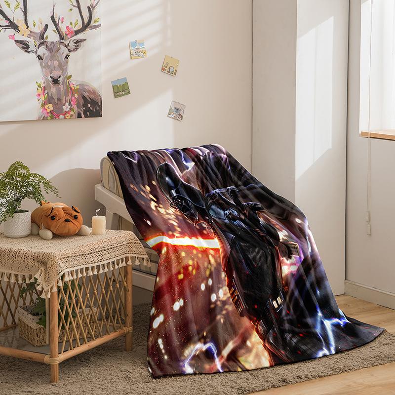 Column Double-Sided Flannel 3D Digital Printed Blanket Blanket