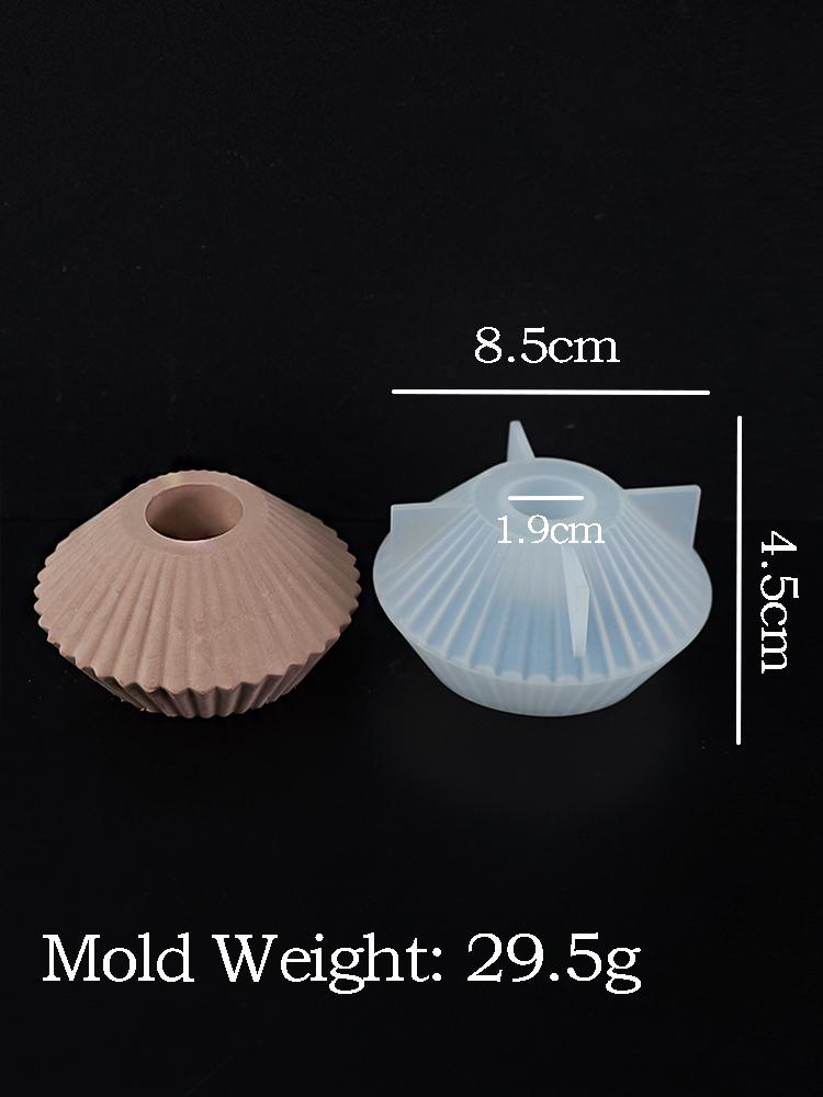 

Геометрический полосатый подсвечник Силиконовая форма Сделай сам Круглый фонарь Подсвечник Орнаменты Формы Гипс Смола Изготовление поделок Домашний декор