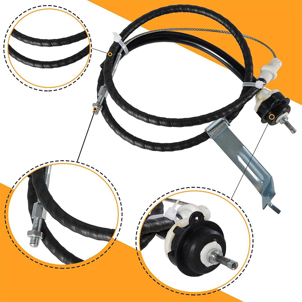 Clutch Cable Kit Firewall Adjuster Triple Hook Clutch QuadrantKit For Mustang-V6 V8 1996-2004 Auto Car Truck Tuning Part