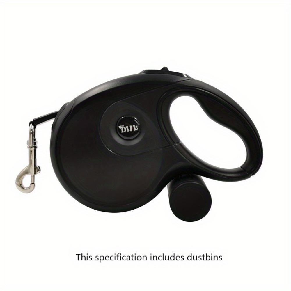 

8 м выдвижной поводок для собак прочный нейлоновый поводок для ходьбы и бега для домашних животных длинный автоматический гибкий поводок для щенков с мусорным ящиком 8m чёрный