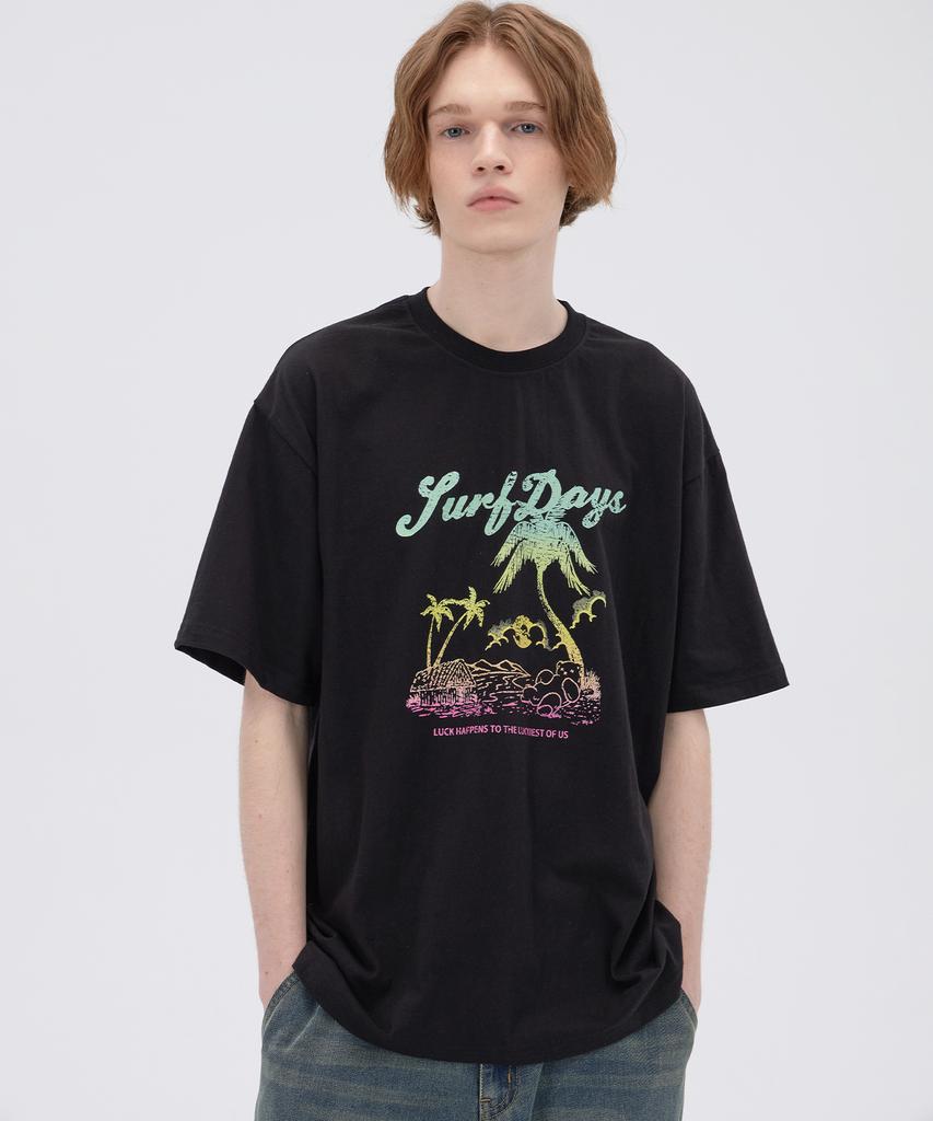 DYSFUNCT Palm Tree T-Shirt (Black)