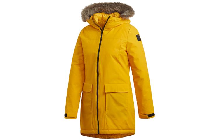 Adidas Puffer Jacket Winter Women s Saffron DZ1497 S