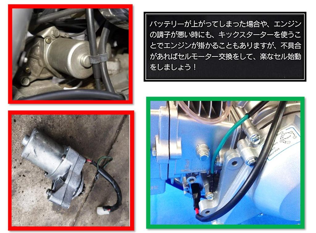 World Imp Motor Honda Horizontal Engine Lower Starter Motor for ATVs (Monkey, Gorilla, 50cc-125cc), Universal Aftermarket Part