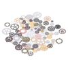 100g Steampunk Zahnräder DIY Farbgemisch Antikes Metall Steampunk Zahnräder Glamour Anhänger Uhr Uhrwerk Zahnrad zum Basteln