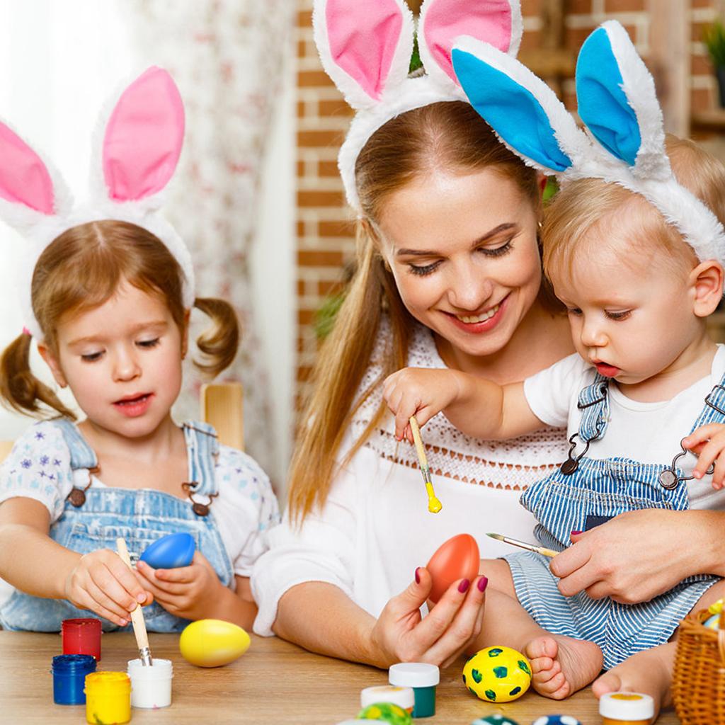 6Pcs Count Multicolor Fillable Plastic Easter Eggs, Plastic, Color Easter Eggs Stuffer DIY Craft Decor Party Favors Kids Toy