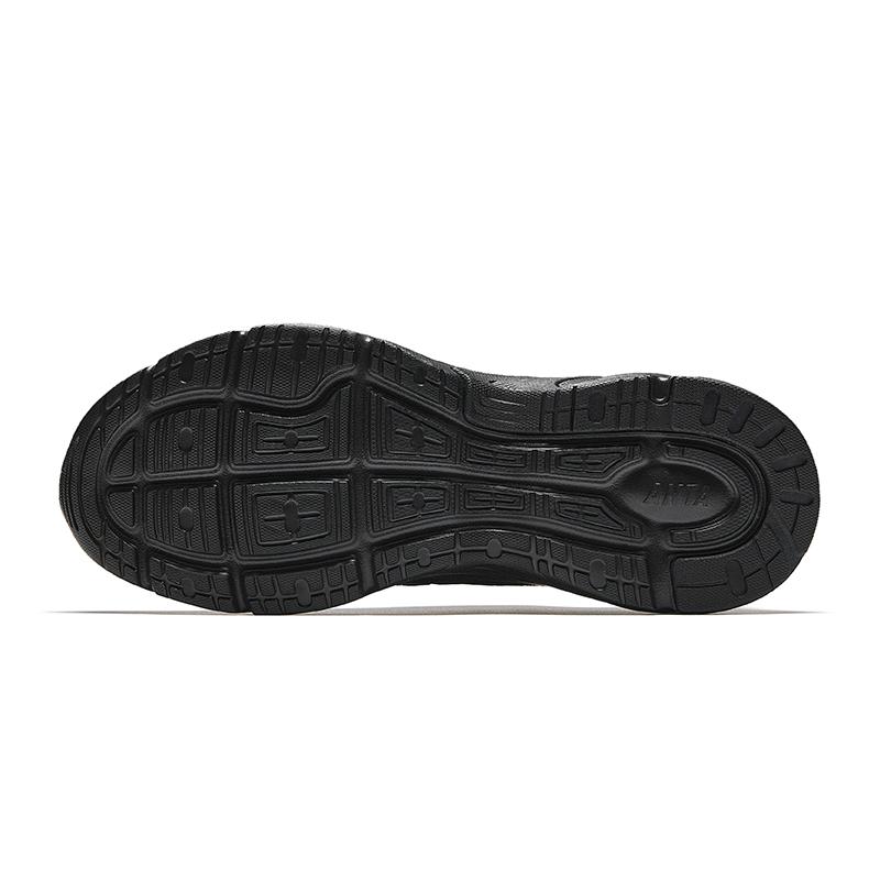 Anta Comfortable Retro Breathable Height-Increasing Low-Top Casual Shoes Men Sneakers Basic-Black 112538811-4