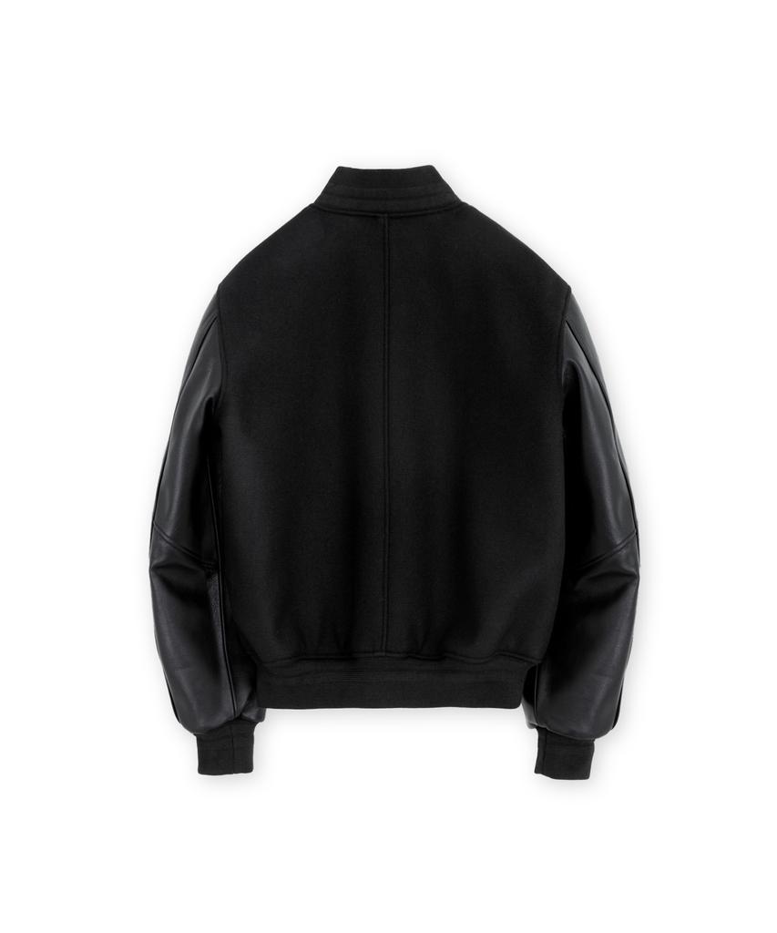 Brownyard Varsity Jacket, Black