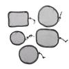5Pcs Black Elastic Wig Net Breathable Mesh Hair Net With Adjustable Drawstring For Making Puff Bun Wig Tools Women Wig Nets