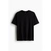 H M Loose FiT T sHirT Black