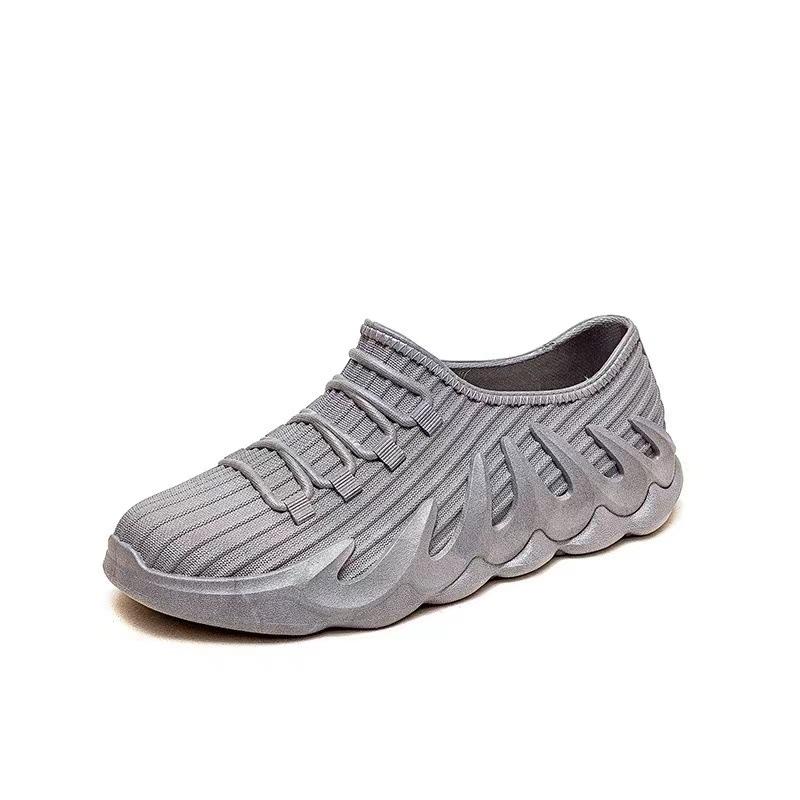 

Модная новая низкая обувь от дождя мужская трендовая обувь для воды с мелким вырезом нескользящая пена легкая резиновая обувь на четыре сезона женская 45 серый