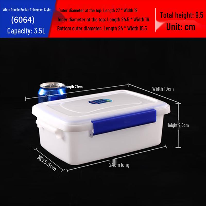 Lainuo 10-Pack White Plastic Storage Box Set