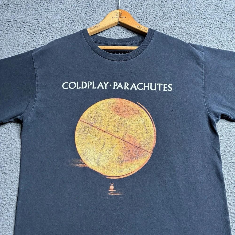 T-Shirt Reprint Parachutes Album Y2K Vintage Style Rock S-4XL TRENDING Unisex T-Shirt XL