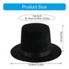 Halloween Make Up Hat Dancing Party Performances Hat Fancy Stylish Hat for Magican Lover and Stage Artists