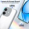 EUCAGR For Oppo A3X 4G Case Air Cushion Shockproof Silicone Bumper Clear Matte Back Cover Hard Phone Case for Oppo A3X