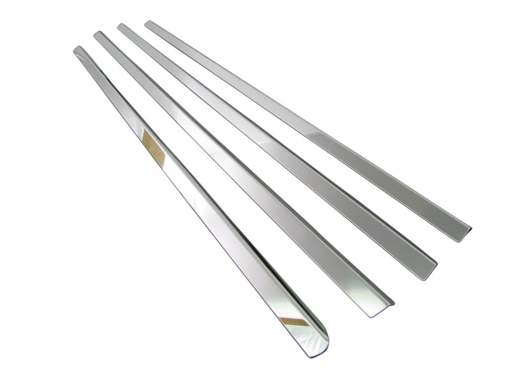 BRIGHTZ Finish Stainless Steel Window Frame Trim for Ultra-Mirror (4-Piece Set) N-ONE JG1/JG2 (Product Code WIN-SIL-009) (Product Number 12834)