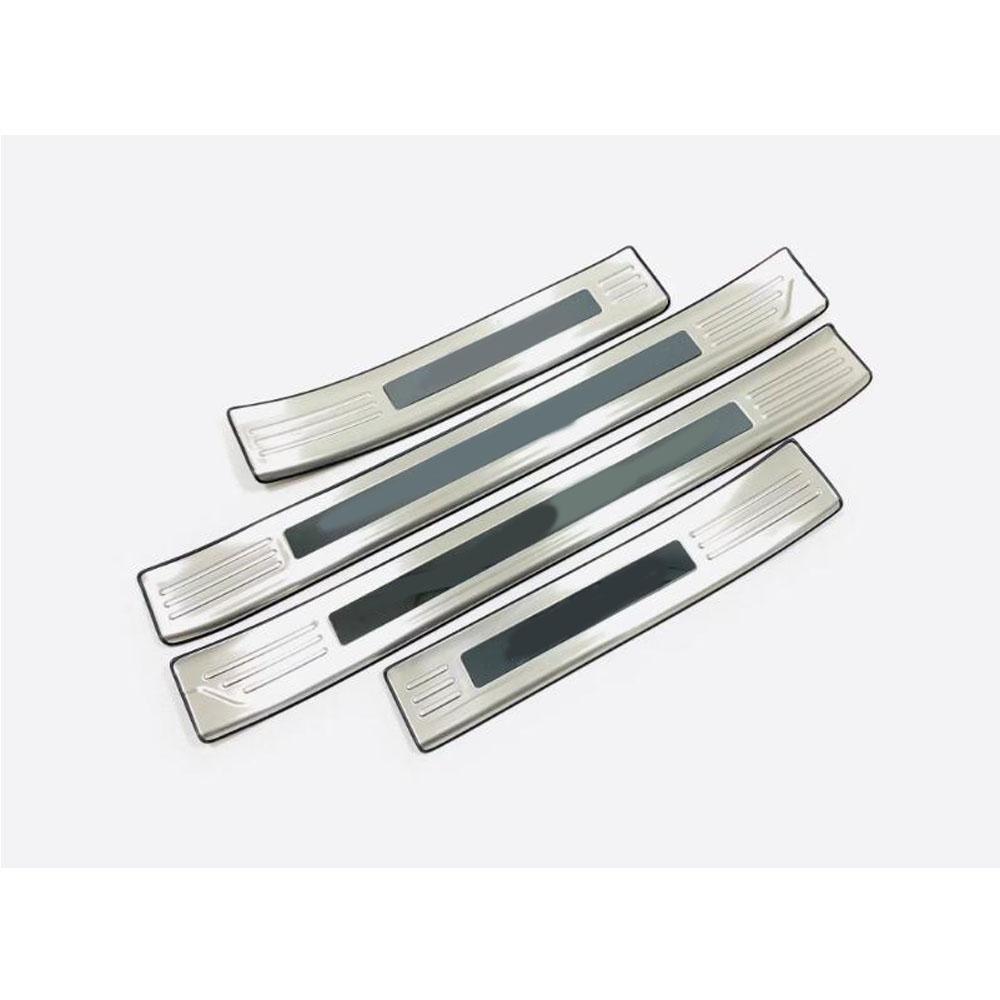 For Mazda 3 Mazda3 Axela M3     Car Stick Stainless Steel Pedal Door Sill Scuff Plate Cover Outside Threshold