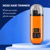 Mini Electric Nose Hair Clipper Rechargeable Multi-kinetic Shaving 2-in-1Unisex Fully Automatic Washable Shaving Nose Trimmer
