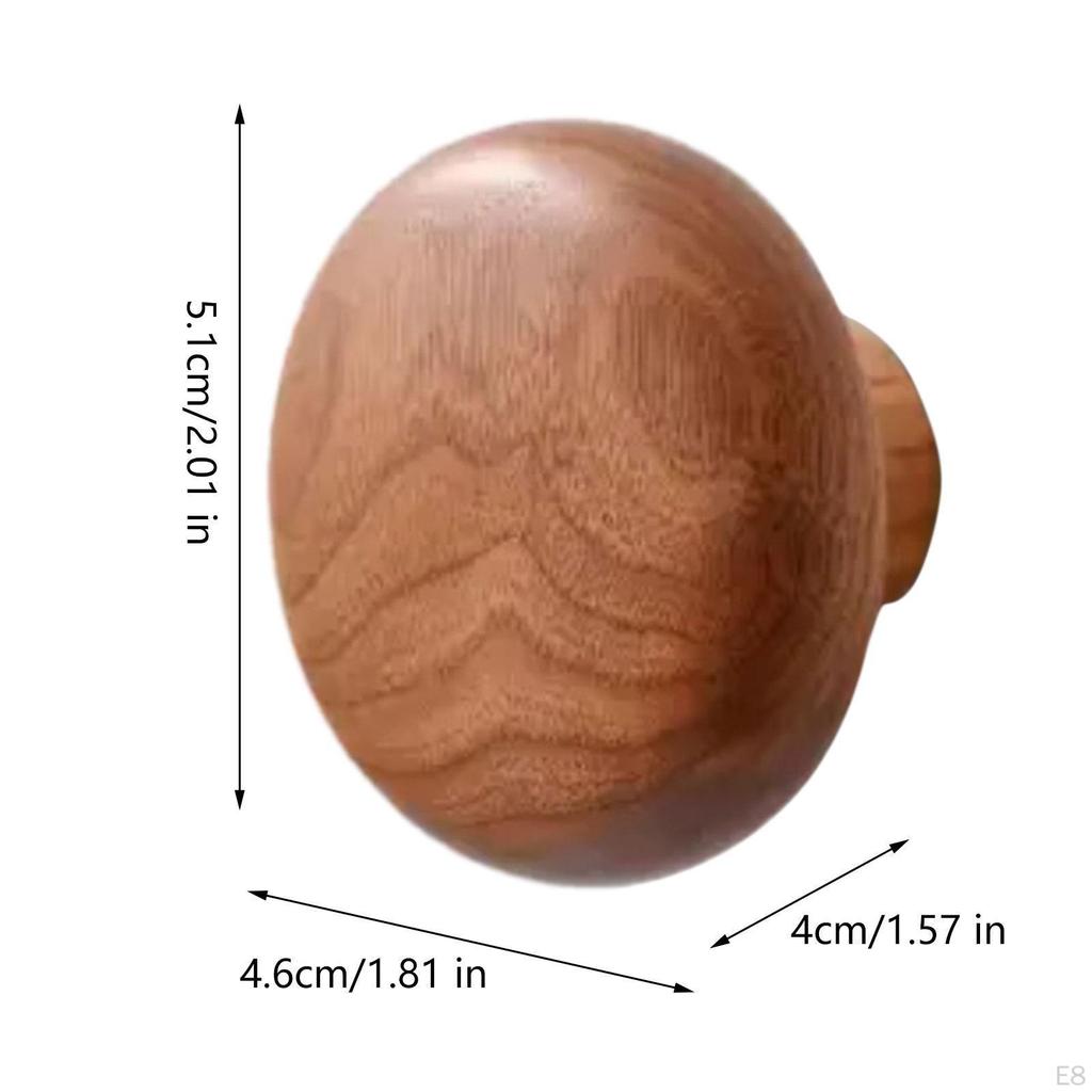 Contemporary Wooden Wall Hook for Jackets And Purses