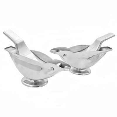 2 piezas/1 pieza Nuevo Clip de Limón para Pájaro de Diseño, Acero Inoxidable 304 Engrosado, Exprimidor Manual de Fruta Naranja, Herramienta de Cocina para el Hogar Exprimidor
