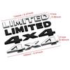 4x4 LIMITED Car Rear Emblem Decal for Jeep Grand Cherokee & Wrangler, Ford