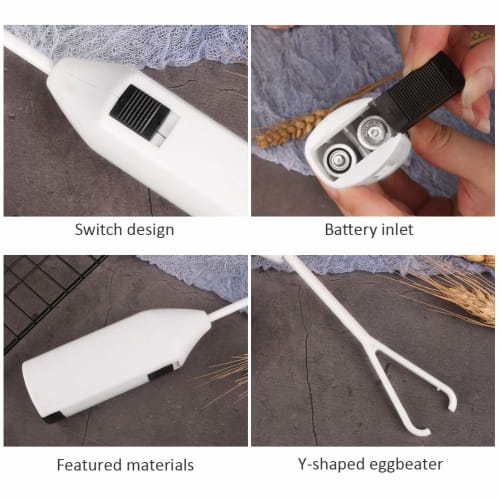 Atrumly Electric Milk Frother, Mini, Battery-Operated, Easy To Store, Easy To Use, Mini Coffee Mixer for Milk, Coffee, and Milk, Small, Handheld