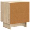 Nightstand Set 2 pcs Sonoma Oak Finish 43 x 34.5 x 47.5 cm Particleboard