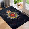 Soft Floor Carpet Royal Engineers A.F.C Pattern Area Rug Decorative Mat For Home Room Decoration