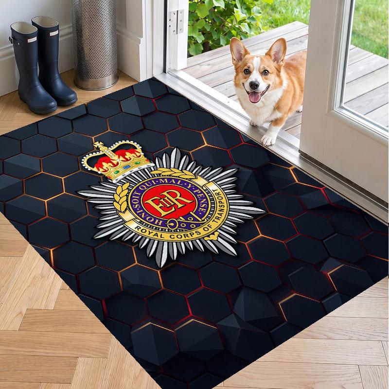 Soft Floor Carpet Royal Engineers A.F.C Pattern Area Rug Decorative Mat For Home Room Decoration