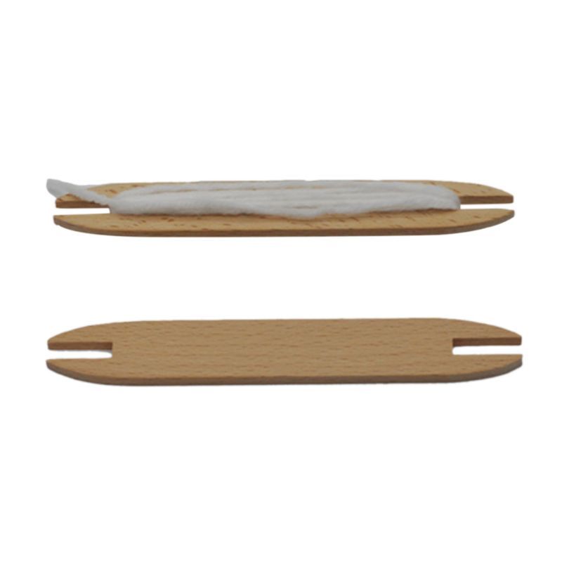1/2 Pezzi Navetta in Legno di Faggio per Telaio Strumento per Maglieria Bastoncino Avvolgitore per Arazzi per Imitare Scenari di Vita Reale.
