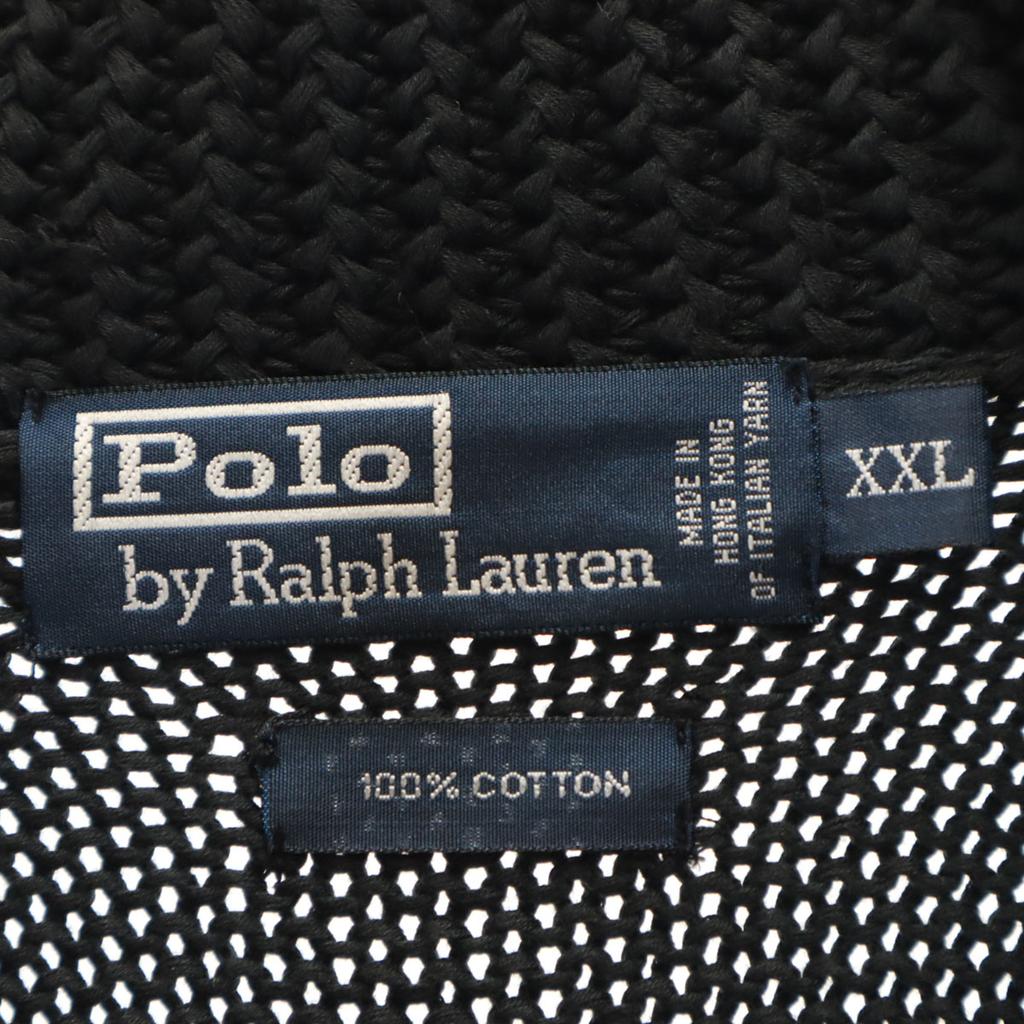 Polo by Ralph Lauren Shawl collar Knit coat XXL Cardigan Big Size Men's Used