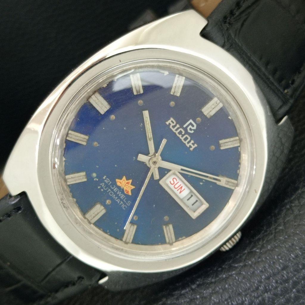 

VINTAGE RICOH R31 AUTOMATIC JAPAN MENS ORIGINAL DIAL WATCH a708018-1