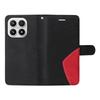 For Xiaomi 17 Leather Phone Case Stand Wallet with Bi-colour Splicing Design