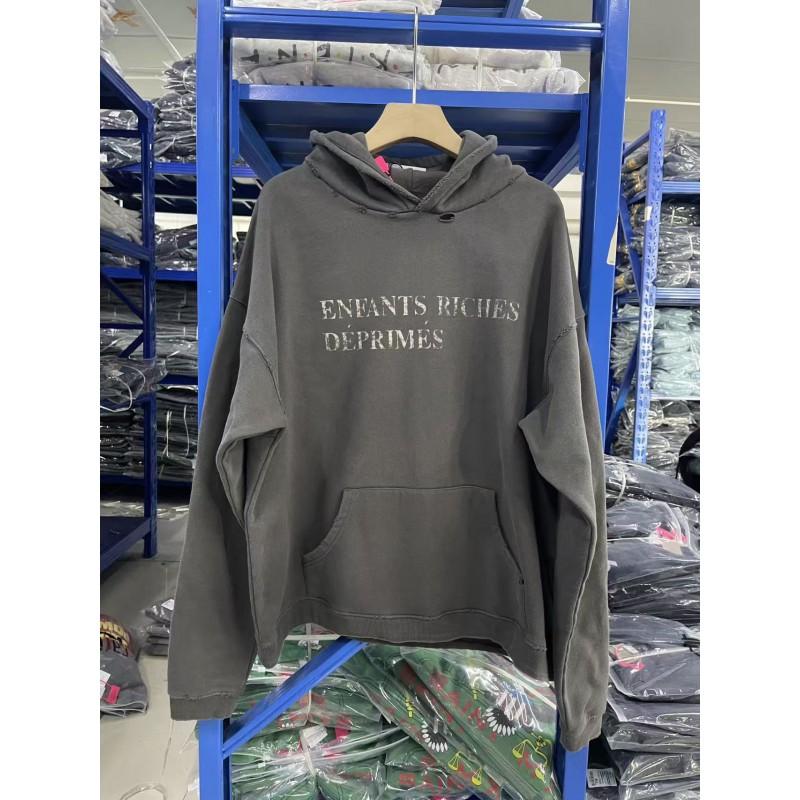 Oversized Vintage Washed Hooded Sweatshirt Men Women Teens Streetwear Loose Fit Cotton Pullover Fall 2025
