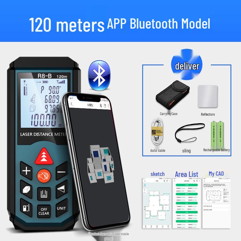 Handheld High-Precision Laser Rangefinder & Electronic Distance Ruler