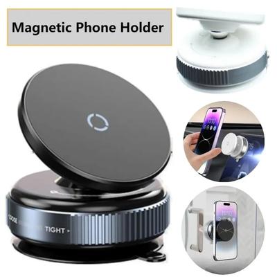Pc Hot Deal k009 Vakuumsaugnapf Magnetische Halterung Doppelseitig Automatisch Mobil 270 ° Drehung Handyhalter Geeignet für Autos