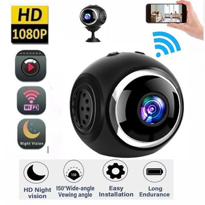 Bezprzewodowa Mini Kamera Zewnętrzna 1080p HD Wifi Kamera Nadzorująca Monitorowanie Dziecka z Podczerwienią do Noktowizji Dla Kamery Sportowej