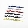 1pcs 3D ABS For Civic Car Letter Emblem Fender Side Rear Tail Trunk Badge Sticker Decal Styling Auto Accessories