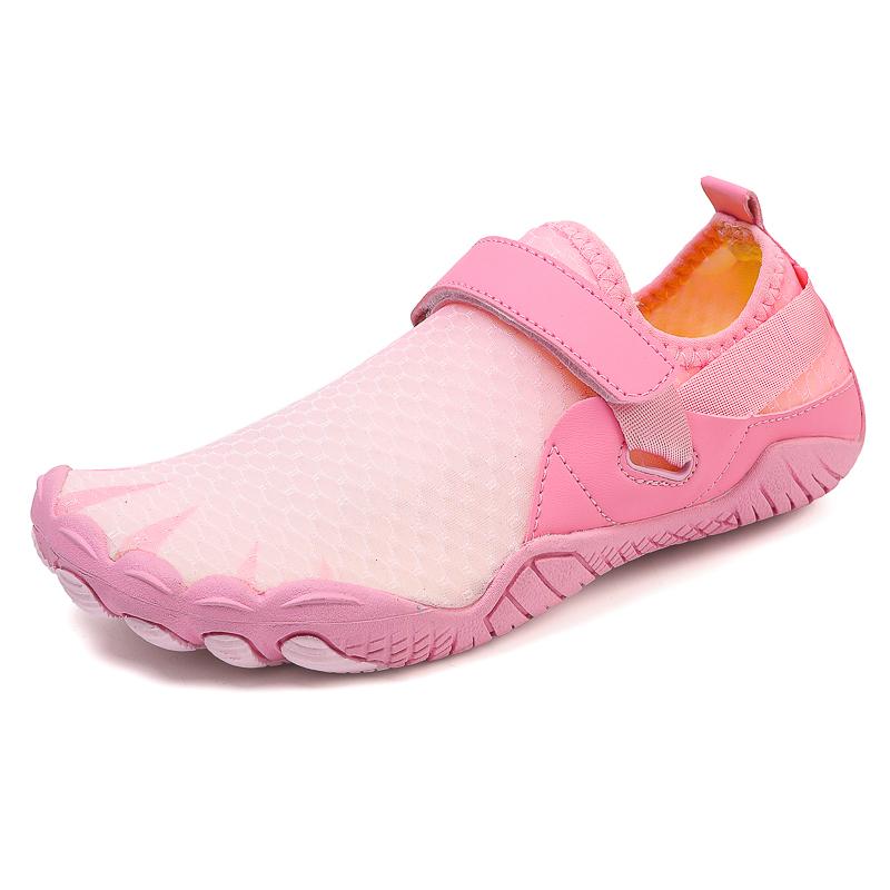 

Ladies Barefoot Water Shoes Outdoor Camping River Tracing Anti-Slip Quick-Drying Beach Wading Swimming Surf Snorkeling Shoes Men 36 розовый