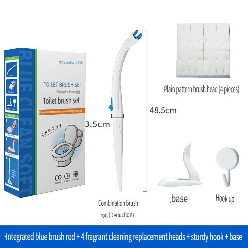 Toilet Cleaning System - ToiletWand, Storage Caddy and 12 Heads (Package May Vary)