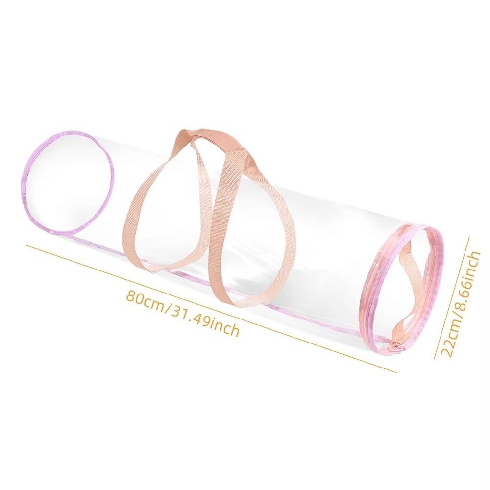 Przezroczysta torba do pakowania prezentów z uchwytem, przechowywanie pod łóżkiem, nowa torba do przechowywania papieru do pakowania