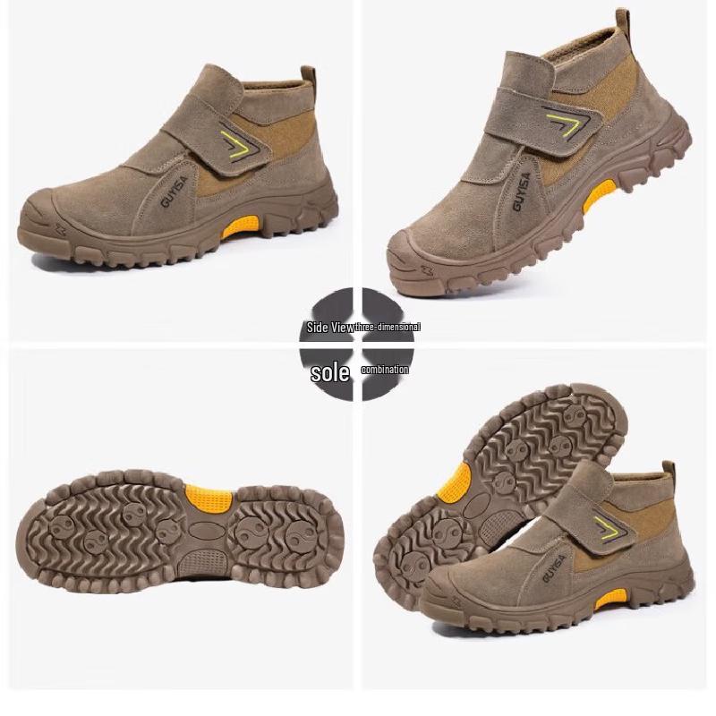 Zapatos de Seguridad para Soldador GUYISA para Hombre con Puntera de Acero 3027V