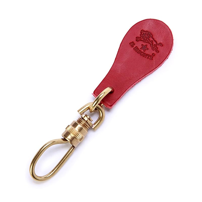 

[IL BISONTE (Il Bisonte)] key ring key ring leather genuine leather cowhide ladies men s unisex red red