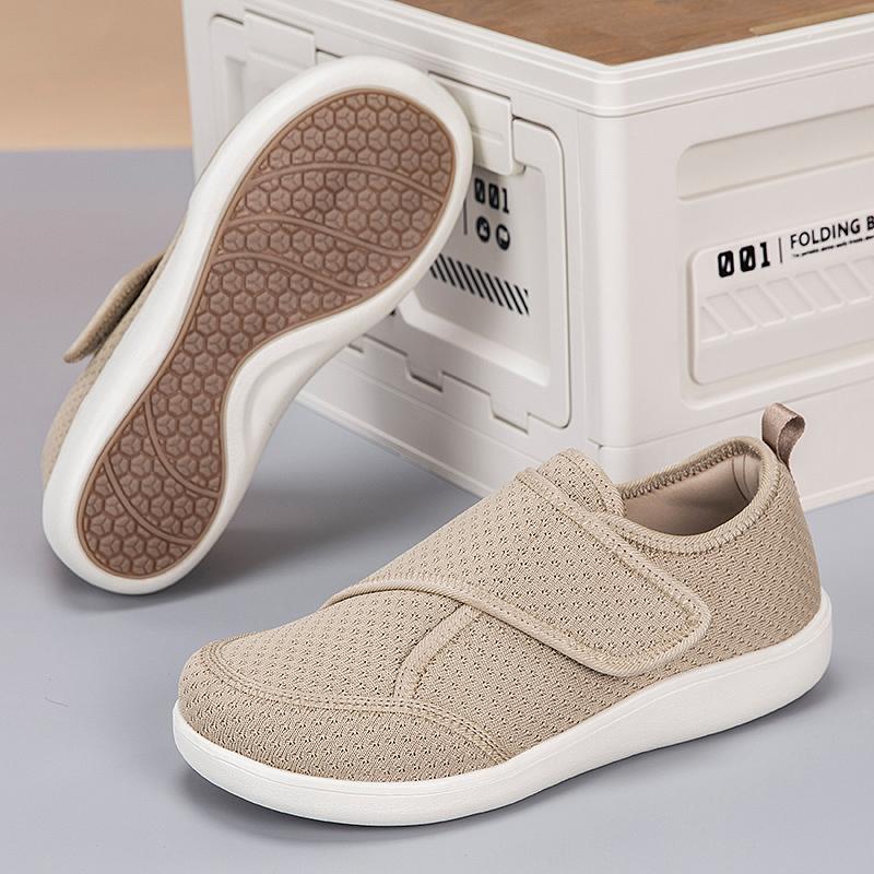 Open Shoes for Elderly Adjustable Diabetic Shoes Swollen Foot Fat Wide Hallux Valgus Bunion Orthopedics Thumb Eversion Men Women
