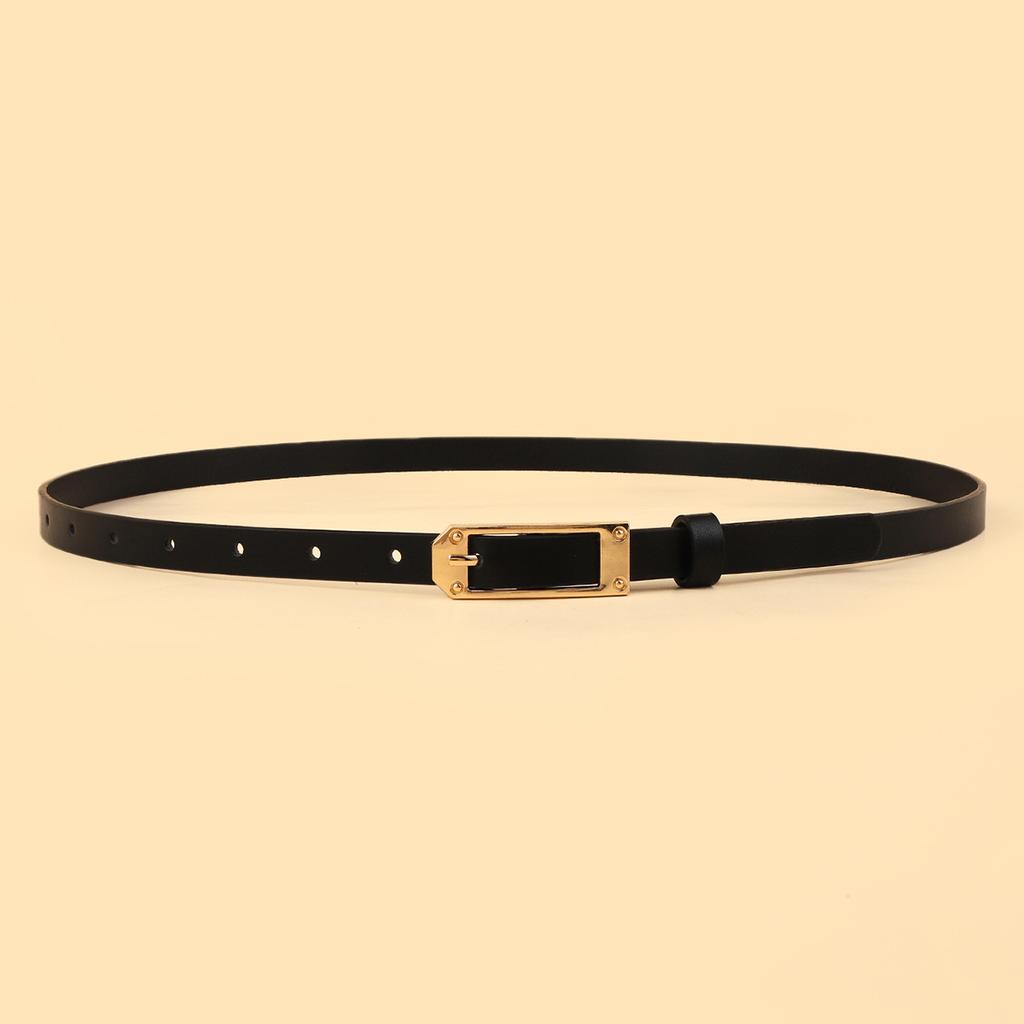 Ladies Fine Belt Alloy Pin Buckle Dress Sweater Decorative Sun Buckle Belt