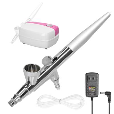 Mehrzweck Professionelles Airbrush Luftkompressor Set 18PSI 3-Stufen Einstellpumpe Airbrush Pistole