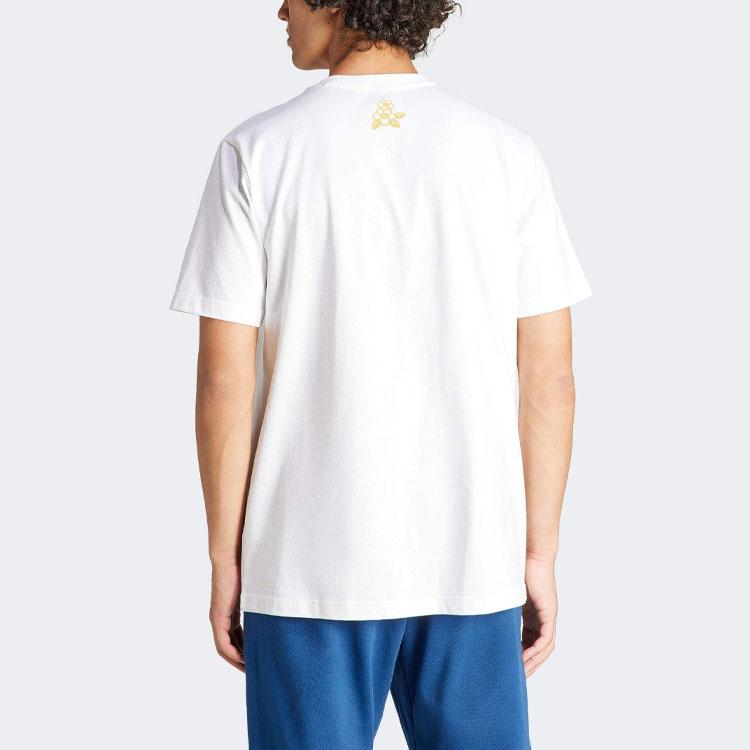 Adidas Cultural Story Logo T-Shirt Men Tops White IU2070